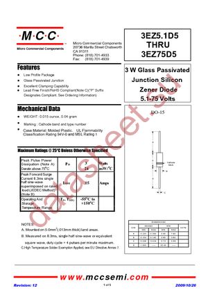 3EZ14D5-TP datasheet  